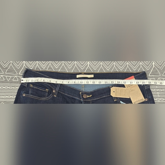 Levis Classic Straight Midrise Dark Wash Jeans Size 20W - Picture 8 of 8